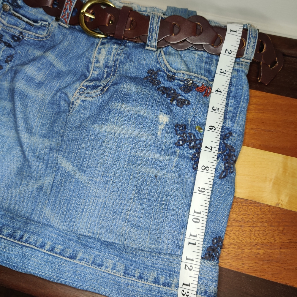 90'a Handsewn Denim Skirt Bag - Picture 4 of 5